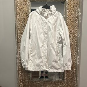 Northface White Raincoat